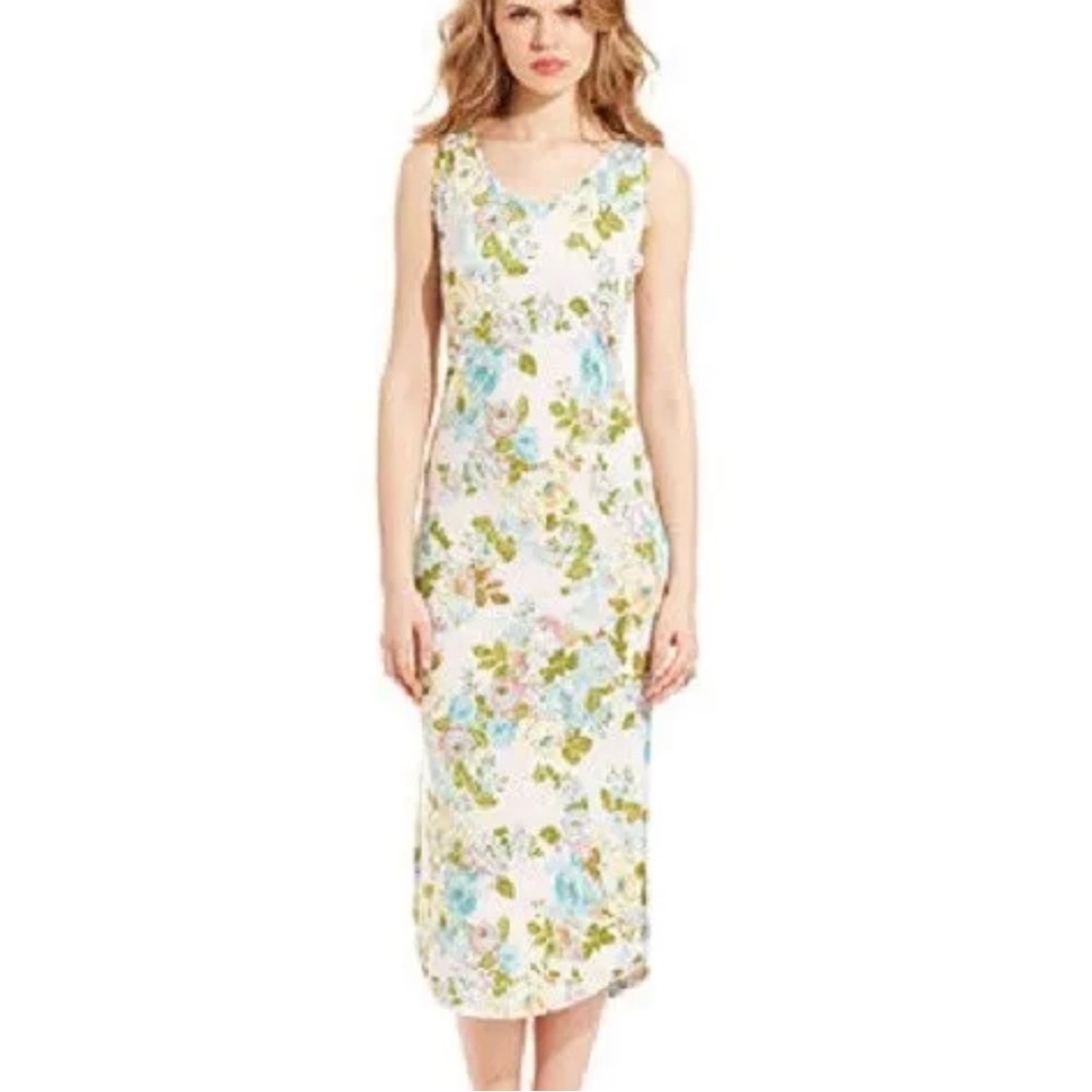 NWT Jessica Simpson smoke grey vintage floral design size medium